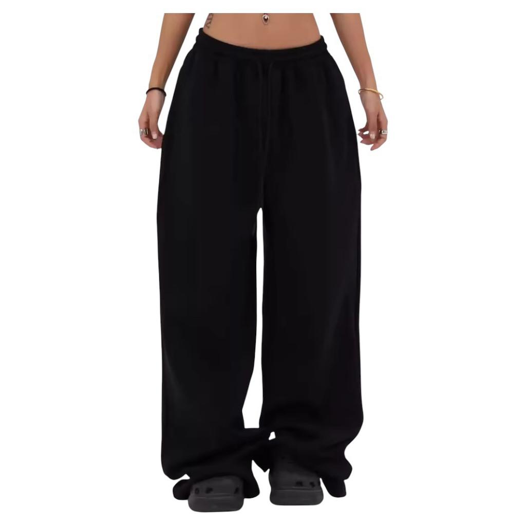 Idle Pants Women's Spring and Autumn New Loose Straight Versatile Idle Wide-leg Trousers