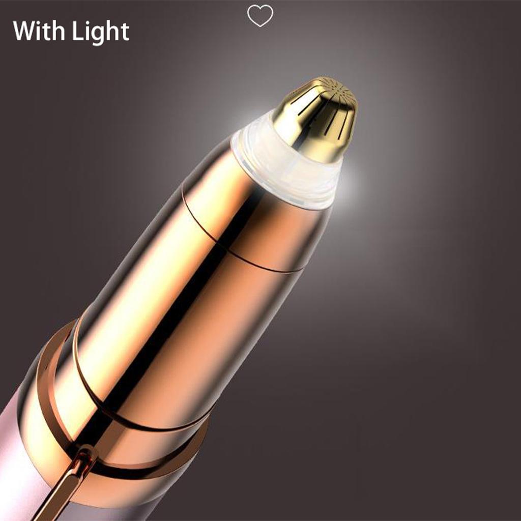 Electric Eyebrow Trimmer Multifunctional Hair Removal Device Mini Portable Shaver for Painless Facial Hair Removal