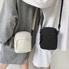 Canvas Women's Crossbody Bag Trend  Oxford Shoulder Handbag Korean Solid Color Student Phone Bag Simple Shopper Bags Purse