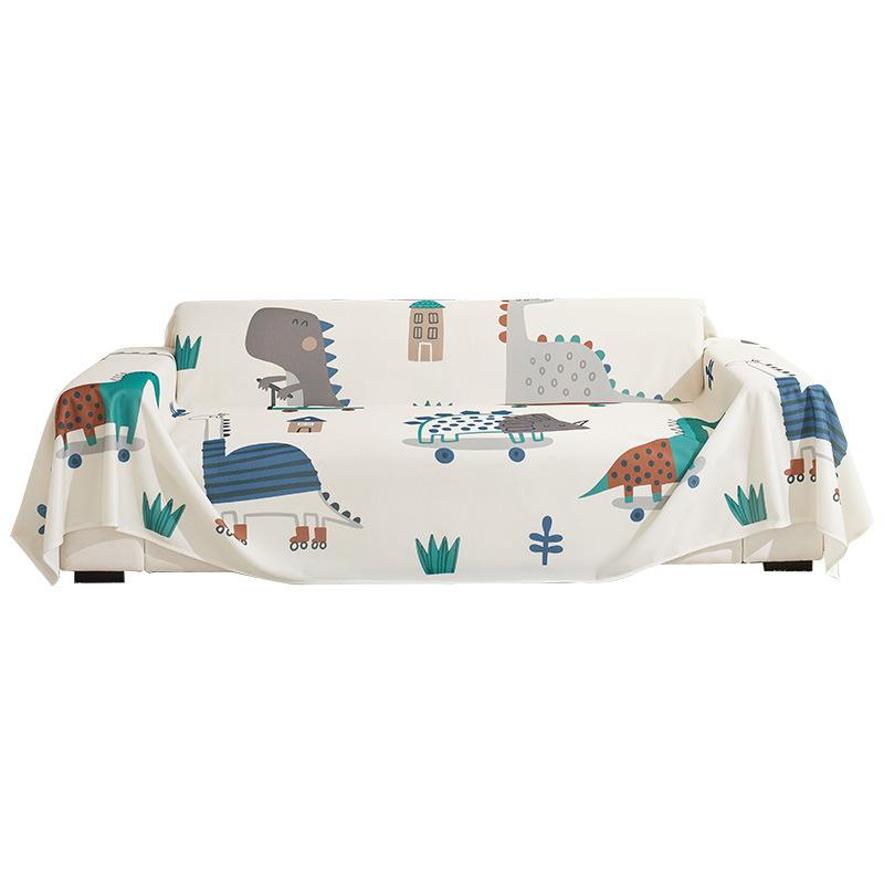 Ice Silk Sofa Cover Towel Non-Slip High-Grade Sofa Cover Cloth Summer Summer Mat Sofa Cover Summer Sofa Towel