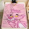 1 ks Flísová deka s potiskem Růžového pantera, Vysoce kvalitní, Pro všechna roční období, Domácí dekorace, Teplo a pohodlí, Perfektní jako vánoční dárky