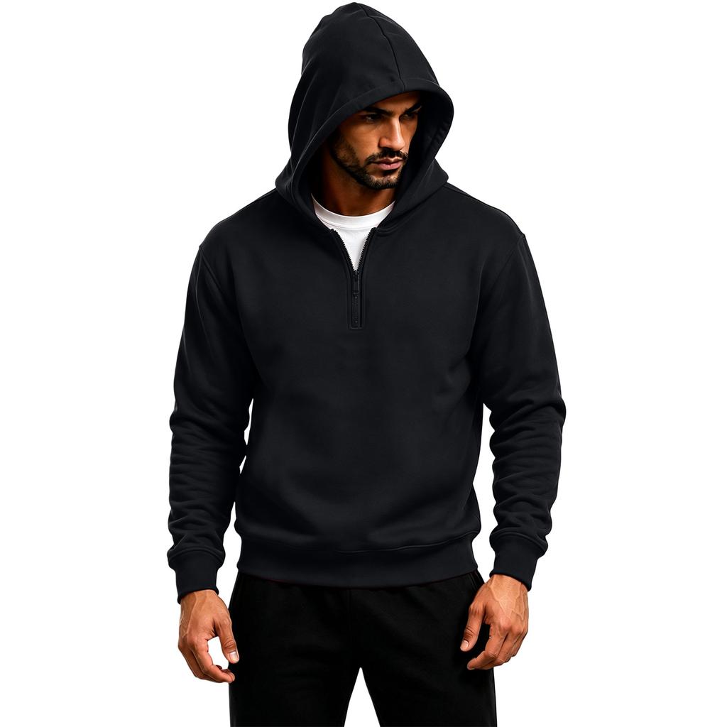 Herren Kapuzenpullover Langarm Pullover Freizeit Farbiger Sweatshirt