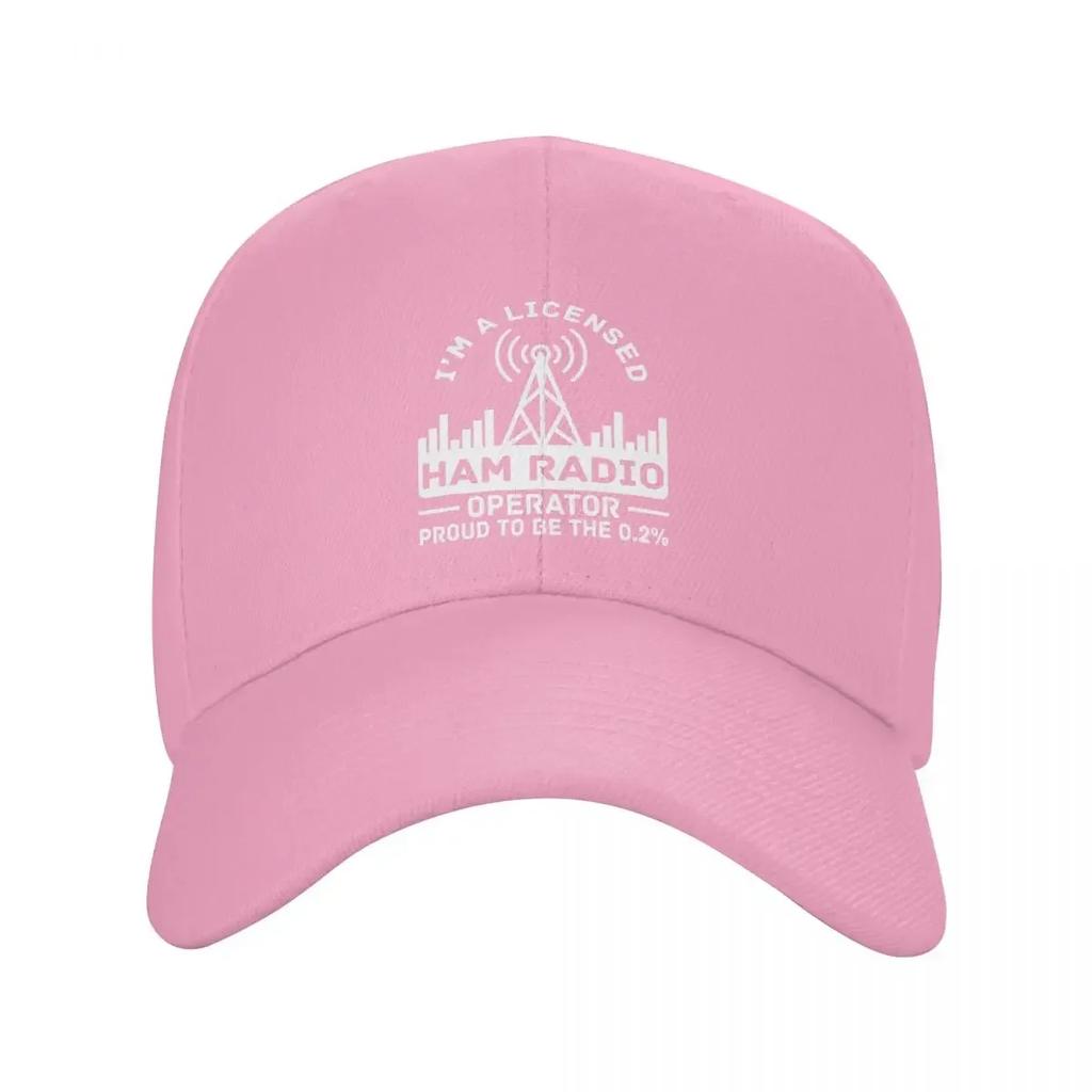 Custom Licensed Ham Radio Operato Baseball Cap for Unisex Women Breathable Dad Hat Outdoor Snapback Caps
