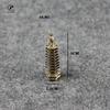 Copper Pagoda Figurines Retro Brass Chinese Feng Shui Nine-Layer Tower Key Chains Pendants Home Decor Desk Decorations Ornaments