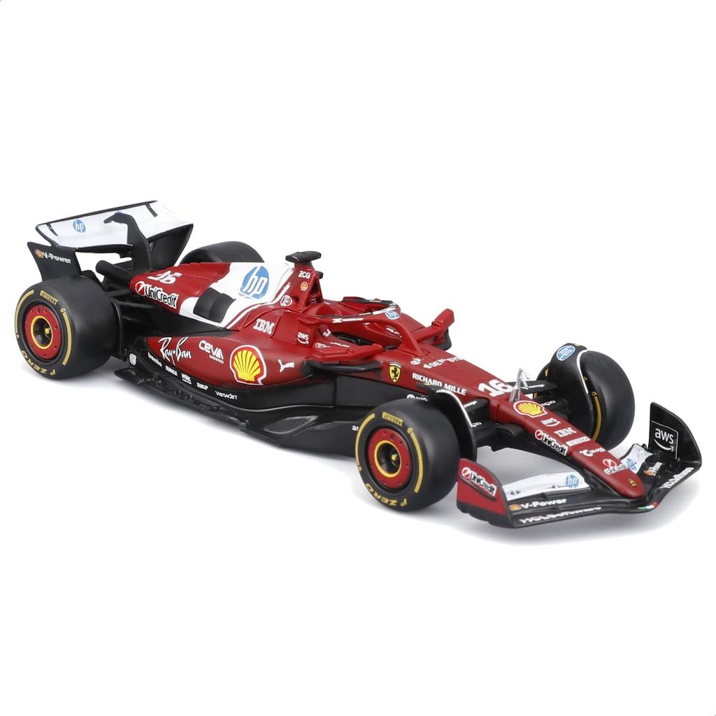 Bburago 2025 Model 1/43 F1 Scuderia Ferrari #16 Charles Leclerc 2025 Seasonal Car / Race Sports Car Miniature Diecast Car Finished Product 18-36853 (#