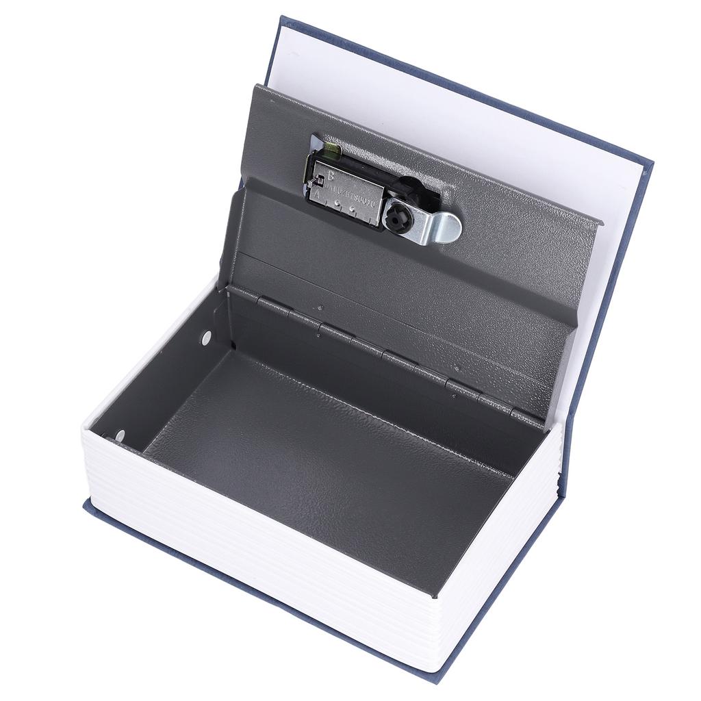 Book Shaped Steel Safe Classic Secret Book Safe Lock Password Type Household Storage Box