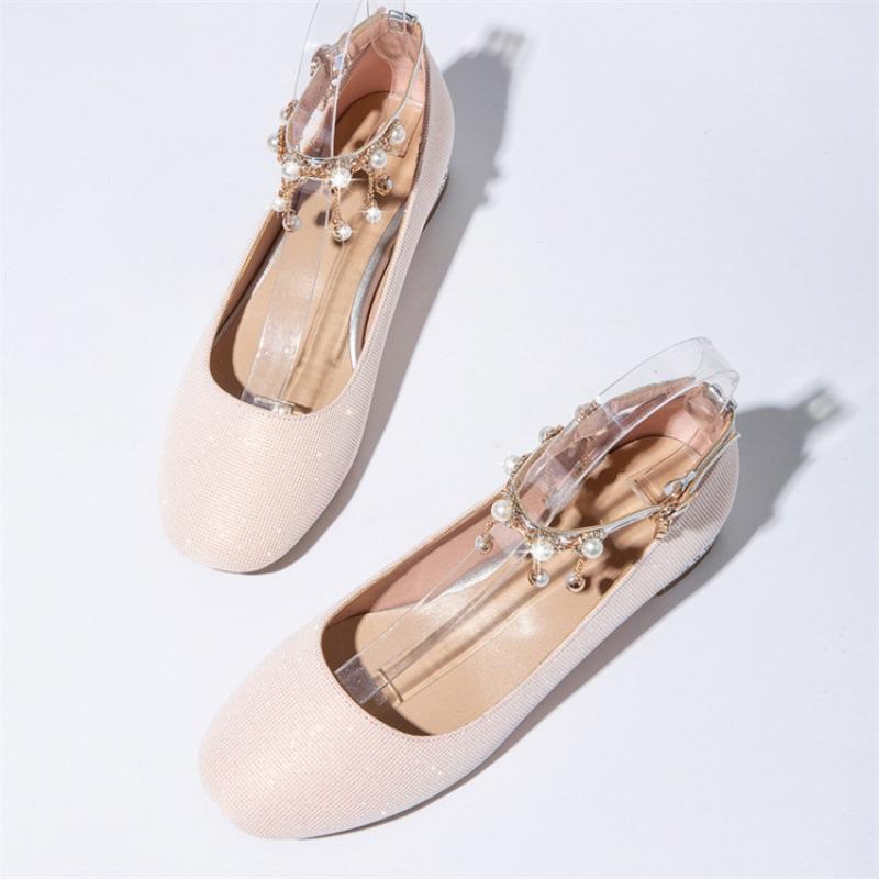 Girls Princess Shoes Spring and Autumn New Little Girls Show Leather Shoes Middle and Older Children 2025 Students Children High Heel Single Shoes