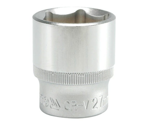 Yato 1/2" Short 6-Point Socket 27Mm