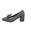 Fashion Bow Fashion Chunky Women Shoes 2025 Elegant Pointed Toe High Heels Pumps Fad Trend Spring Dress Designer Zapatillas De Mujer