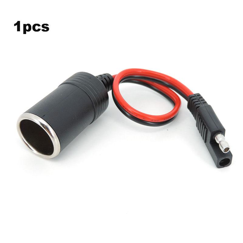 

12 В 24 В автомобильный прикуриватель с гнездом для быстроразъемного соединения SAE 2 Pin 14AWG 20A удлинительный кабель 1pcs