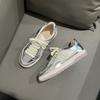Cowhide Version~ Leather Platform Shoes Retro Board Shoes Women's New Versatile Casual Sports Shoes White Shoes