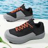 Fashion Lightweight Comfortable Sneakers for Men Non-Slip Casual Sports Shoes Lace-Up Running Shoes Men's Breathable Mesh Walking Shoes
