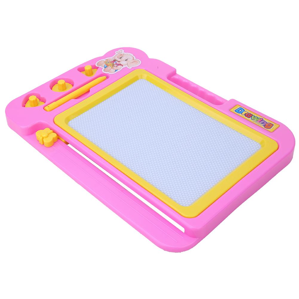 Children Drawing Board Puzzle Early Education Learning Black Plastic Writing Magnetic Sketchpad