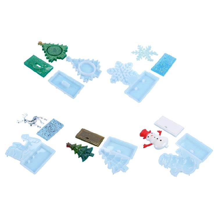 Versatile Silicone Molds Resin Casting Mold Craft Moulds Christmas Ornament Mold