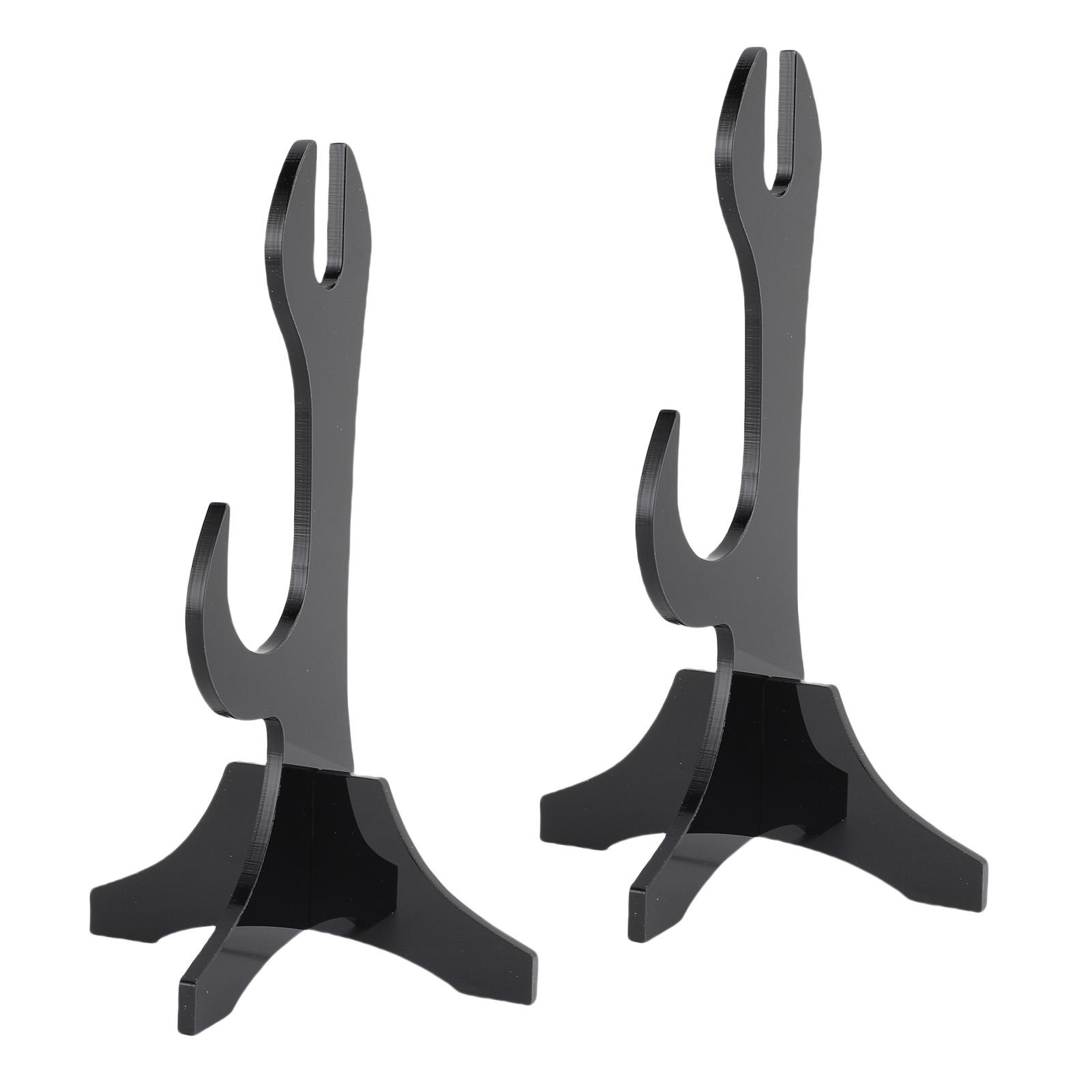 Sword Stand Two Layer Acrylic Stable Base Samurai Sword Display Holder Home Decor for Collection