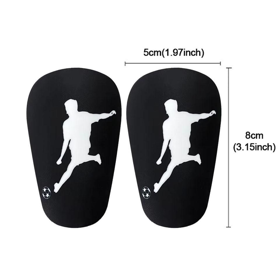 Loogdeel Mini Shin Pads Wear-resistant Shock Absorbing Leg Support Football Training Shin Guards Soccer Training Shank Board