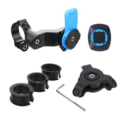 1PC Quad Lock Motorcycle Bike Phone Holder Shock Absorber Phone Bracket Vibration Damper Self Lock Anti-shake MTB Handlebar Holder