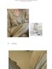 High-end Olive Green Turn-down Collar Cardigan Pajama Set for Women - Autumn Temperament, Long-sleeved Homewear.