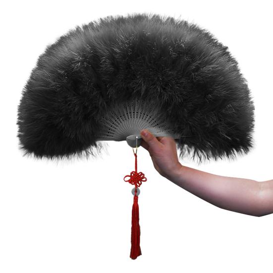Folding Fan Fluffy Lightweight Stage Performance Decoration