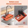 Faucet Splash Proof Drain Rack Sink Drainage Mat Rubber Anti Slip Countertop Pad Kitchen Cloth Sponge Wipe Drain Storage Rack