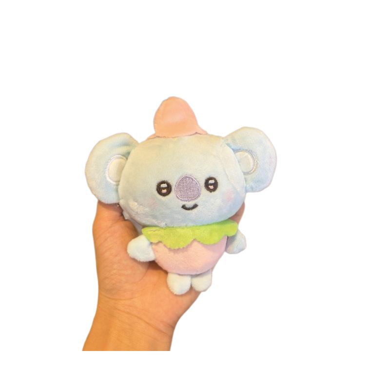 BT21 BTS Bee Series Plush Keychain Bag Charm Gift