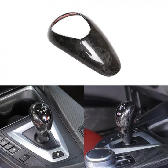 Geschmiedete Echte Kohlefaser Innenraum Getriebeschalthebel Schalthebel Verkleidung Für BMW M3 F80 M4 F82