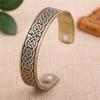 Talisman Gesundheitsarmbänder Lebensbaum Glücksknoten Runen Dreifaltigkeit Magnetische Armspangen Damen Herren Verstellbares Armband