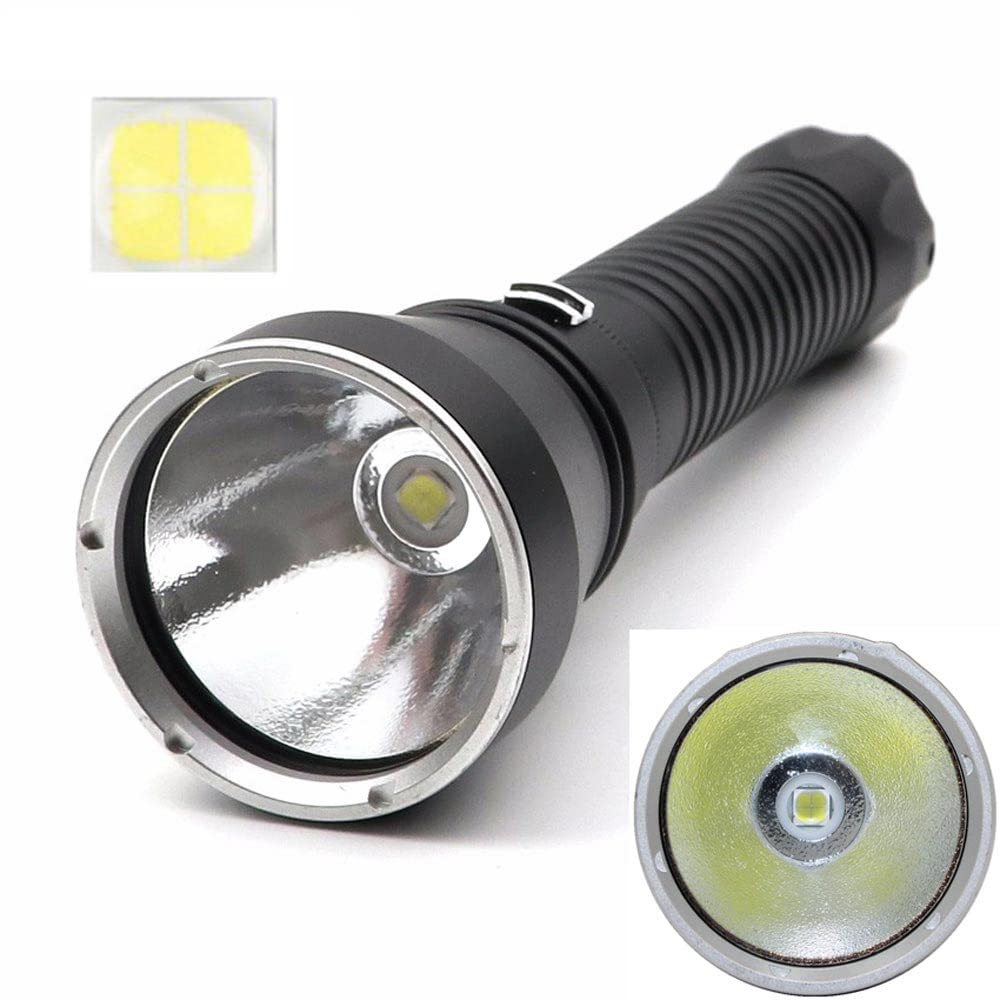 Zmart Cree XHP70 LED Diving Light, 4000 Lumens, 26650 X 2, 100m Waterproof, for Scuba Diving, Night Diving, and More
