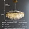 French luxury crystal chandelier Nordic modern home lighting living room LED chandelier room decoration indoor ceiling light