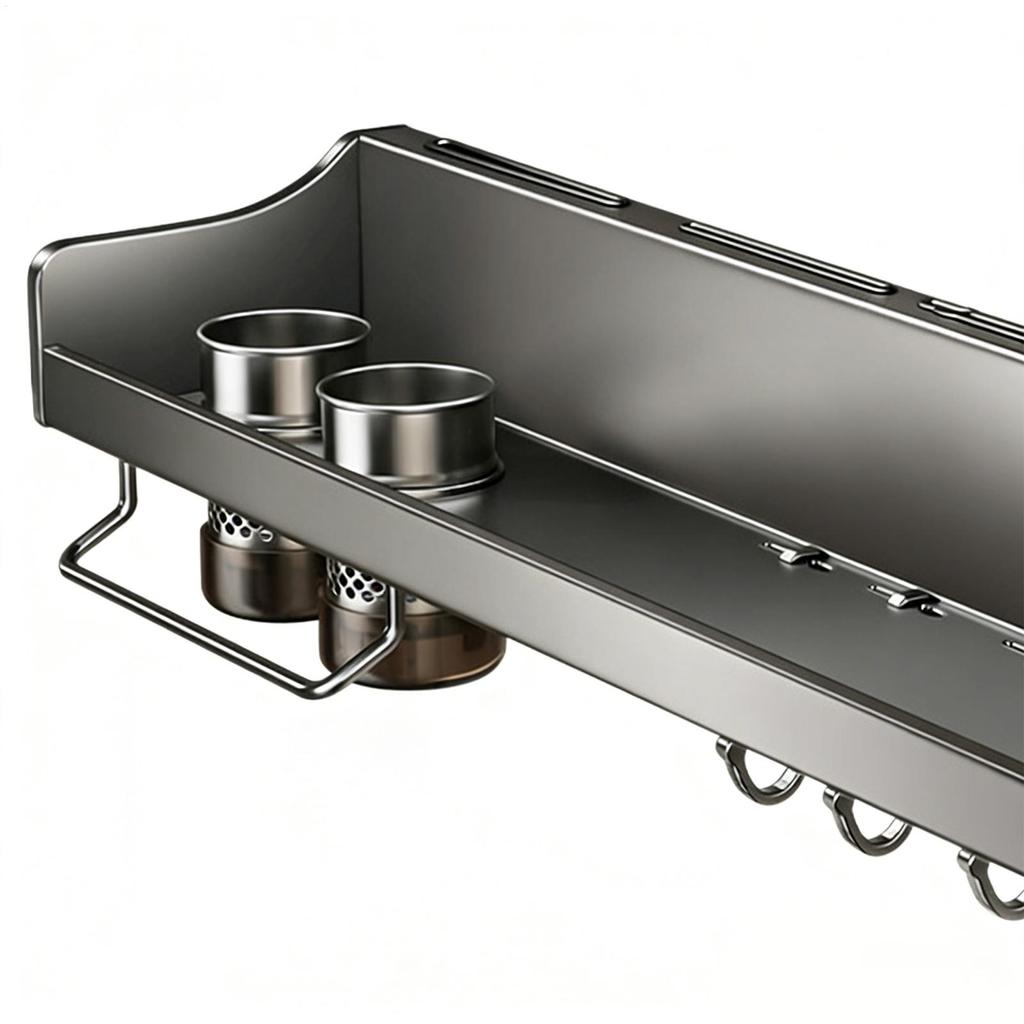 Kitchen Storage Rack Multifunctional Cutting Board Holder Wall Rack Utensils Rack For Kitchen Seasoning Holder Organize
