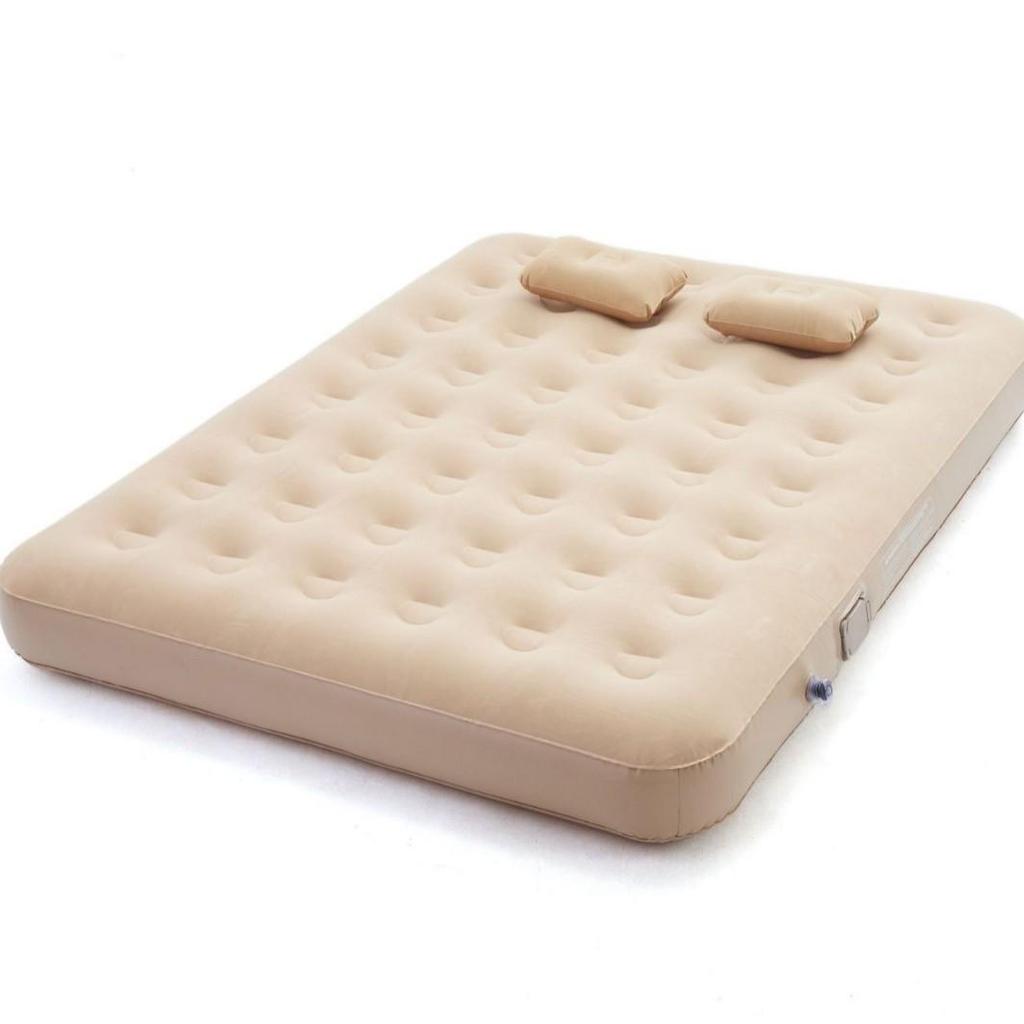 In-Stock Lightweight Inflatable Mat with Built-in Pump for Camping - Wear-Resistant Folding Bed for Lazy Lunch Breaks