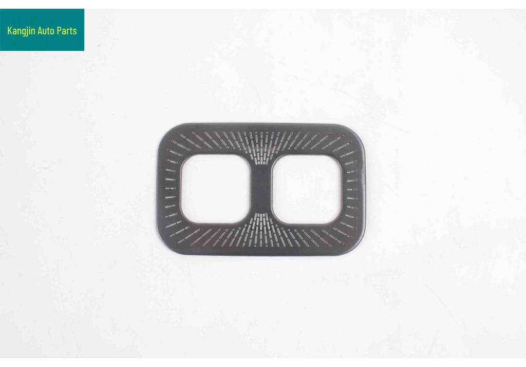 Black Stainless Steel Interior Mods: Reading Lights, Front Pillar Speaker Grilles, and Air Vents for 25 BYD Tang L Models.