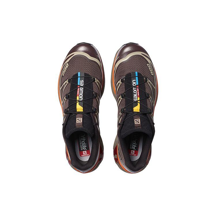 SALOMON XT-6 Adv Trendy Trail Running Low Top Outdoor Functional Shoes Unisex Shoes Brown 412636