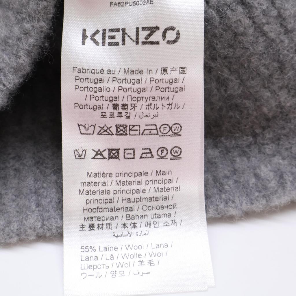 KENZO FA62PU5003AE Grey cashmerex wool knit tops XS grayUsed