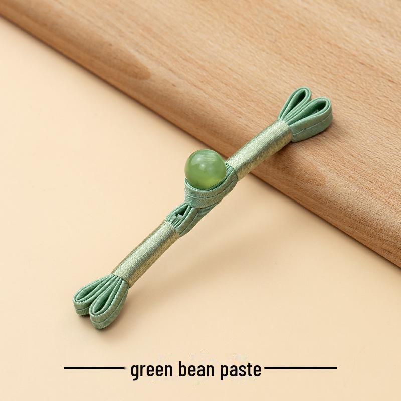 

Hengmeihe Cheongsam Jade Бусины Кроличьи Ушки Кристалл Кисточка Пуговица - Декоративный Аксессуар Ханьфу