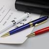 Metal Durable Ballpoint Pen Rotating Pocket-size Pen Portable BallPoint Pen Small Oil Pen Business Signature Pen Exquisite Writing Tool