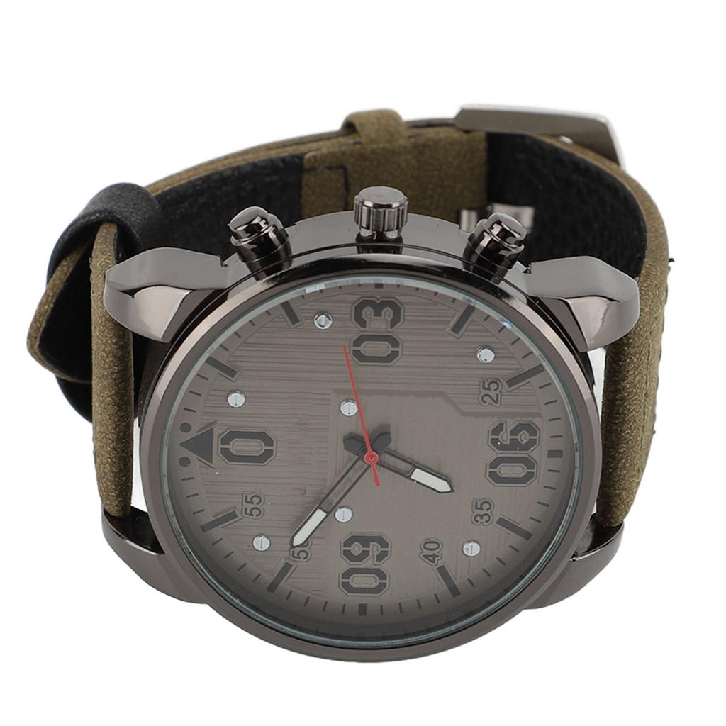 Quartz Men Watch Minimalist Ultra Thin Stylish Casual Quartz Wristwatch for Meeting Business