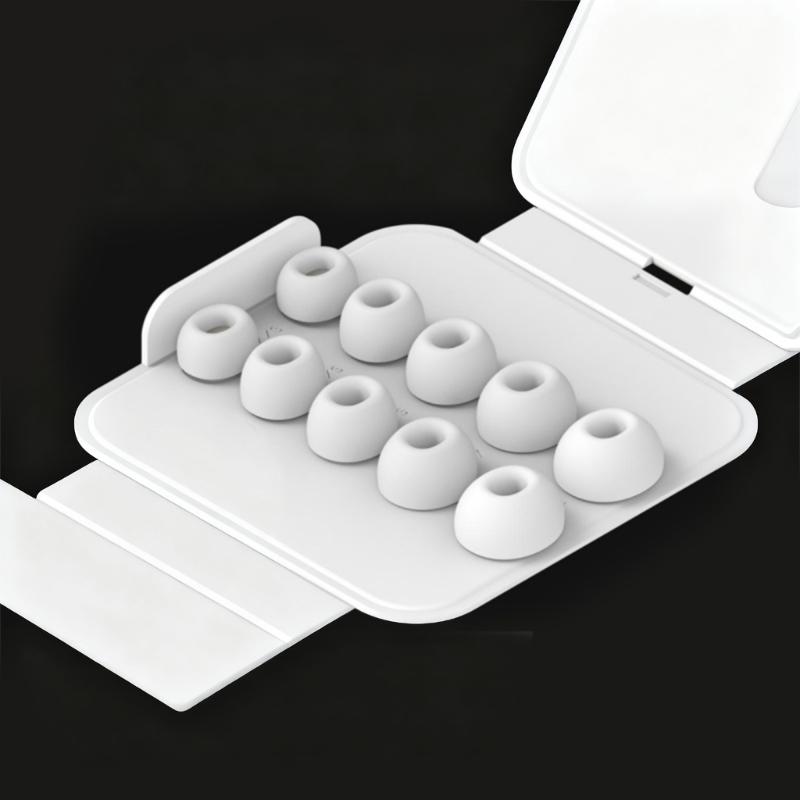 5Pair Silicone Ear Tip with Storage Box for Pro3 In-ear Headphone Eartips Tip Anti-Slip Noise Reduce