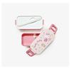 Antibacterial portable device 600ml YZW3AG + lid + partition + silicone packing + middle lid + chopstick set, Hello Kitty, 1 piece