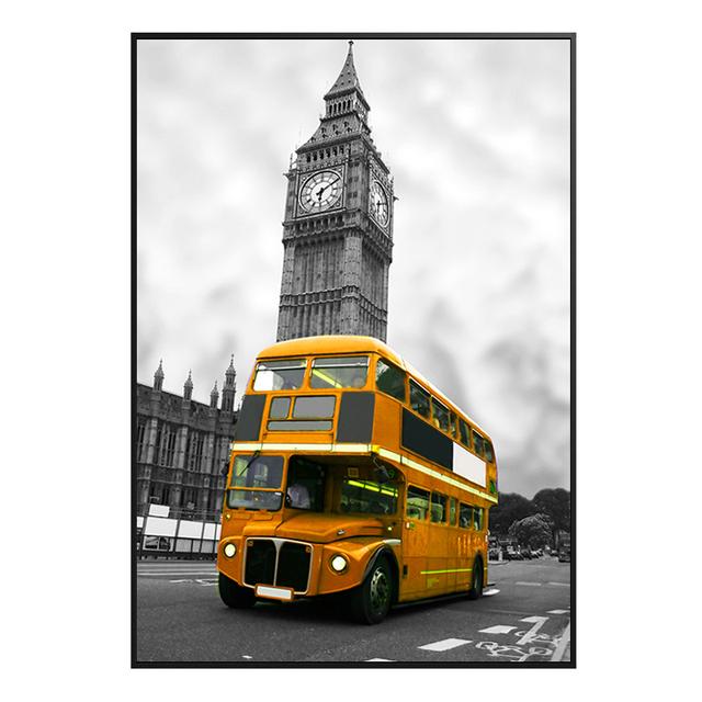 Modern Building Landscape Wall Art Pictures Canvas Painting Paris Eiffel Tower Poster For Living Room Wall Decorative Home Decor