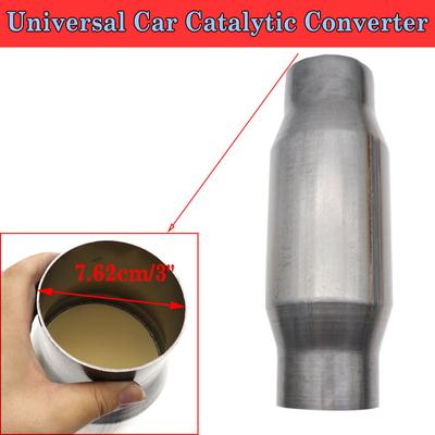 Universal 3"/7,62 cm Auto-Katalysator Abgasanlagen Schalldämpfer Länge High Flow 11" Edelstahl Auto-Motor-Zubehör