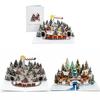 Christmas Snowman 3d Popup Card With Laser Cut Design For Holiday Gift Giving