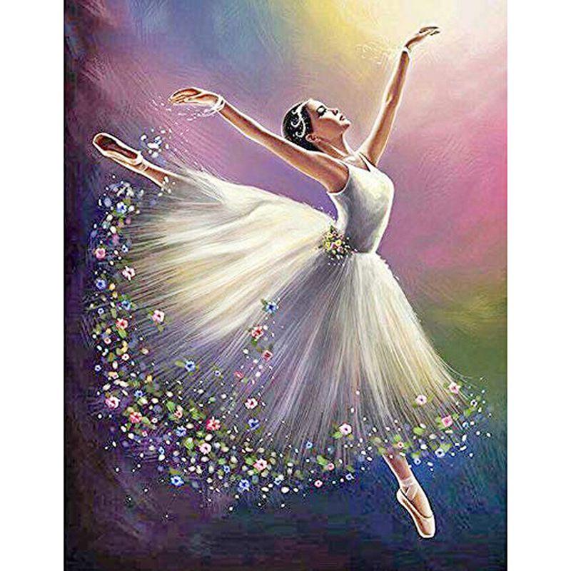 

30x40cm Diamond 5d Painting Wall Decoration Home Decor Abstract Creative Modern BalletDancer