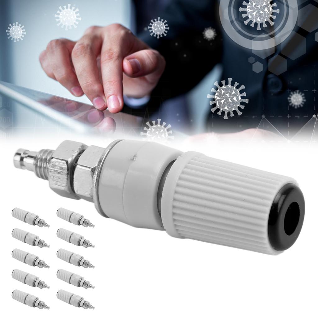 10pcs 4mm Banana Binding Post Socket M5 Copper Nickel Plated Female for Electronic Equipment