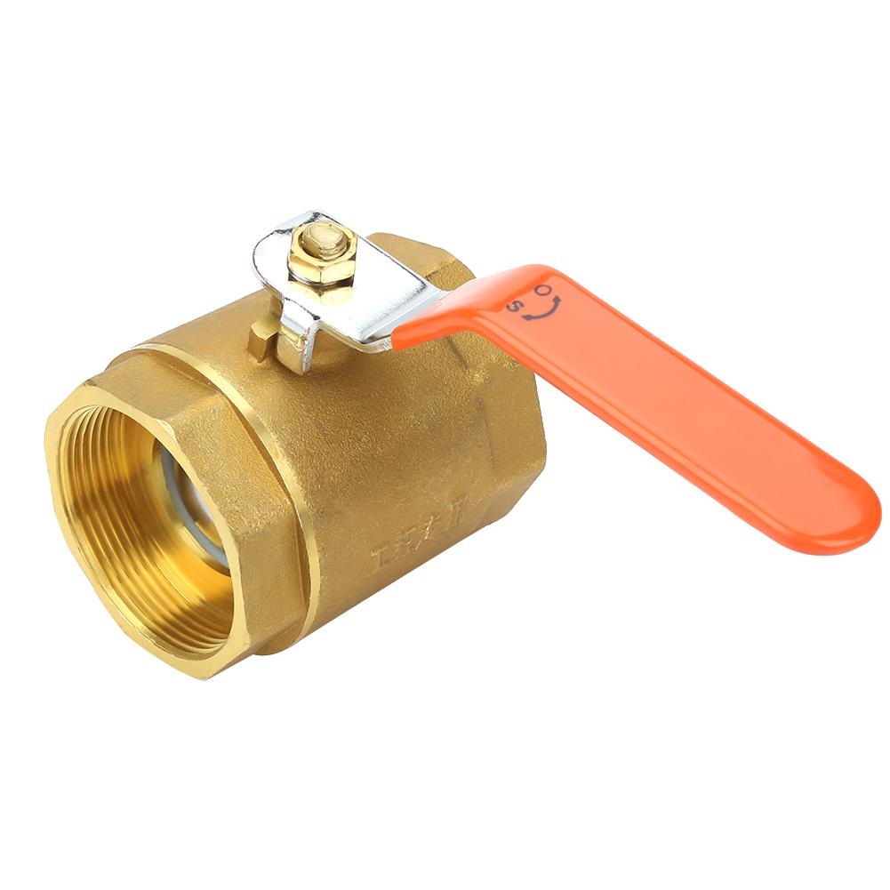 1pc DN50 2 BSP Brass Pipe Ball Valve 1.6MPa for Water Oil Gas