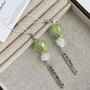 Captivating Bellflower 1Pcs Hanging Ornament with Tassel Perfect for Car Interior Decor