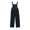 Blue Jumpsuits Jeans Women Straight Fashion Casual Wide Leg Pants Streetwear High Waist Vintage Female Harajuku Y2K Trousers