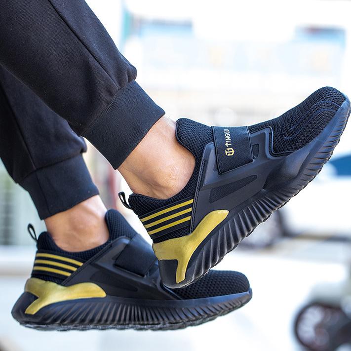 Защитная обувь Противоударная противопрокольная обувь для защиты труда Легкие — фото 11