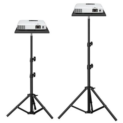 Projector Stand Tripod Tray Laptop Floor Stand Sound Card Bracket Camera Laptop Platform Holder for Outdoor Movies
