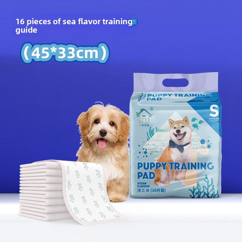 

Пеленки для домашних животныхУтолщенные подгузники Физиологические трусы Пеленки для собак и кошекБезопасное нижнее белье The sea is 45*33cm